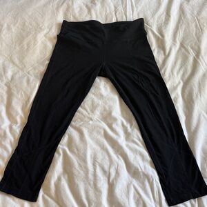 Prana Classic Black Cropped Leggings